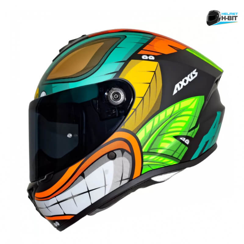 Casco Integral Axxis Draken Amazonia B1 Negro Mate - Certificación ECE22.06 y DOT