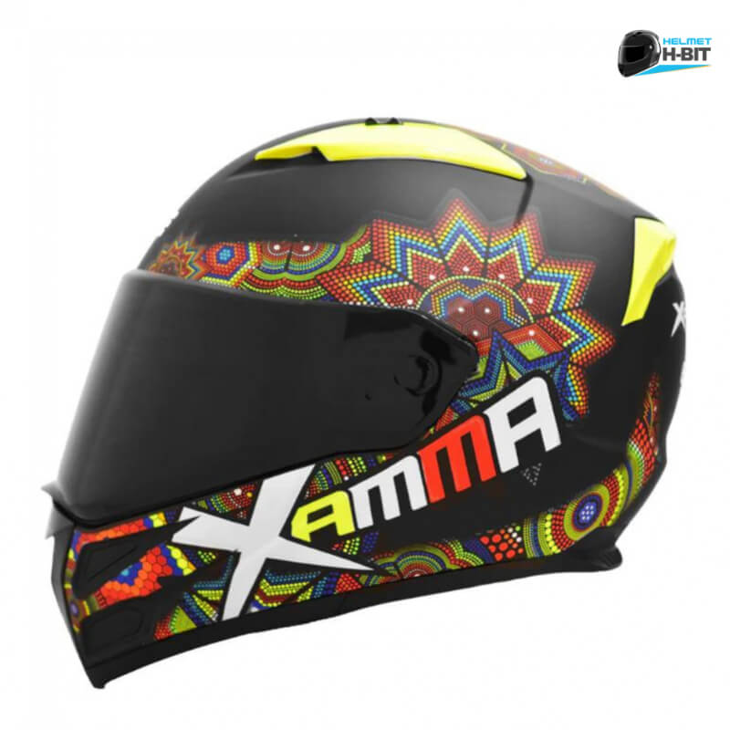 Casco Integral Forza Xamma Edge Negro - Certificación DOT, Diseño Aerodinámico