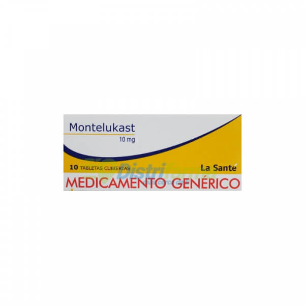 MONTELUKAST 10MG TABLETAS X 10*1