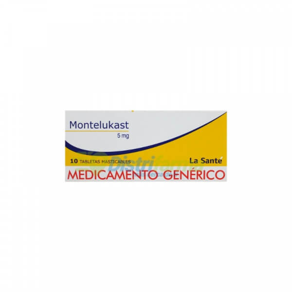 MONTELUKAST 5MG TABLETAS X 10*1