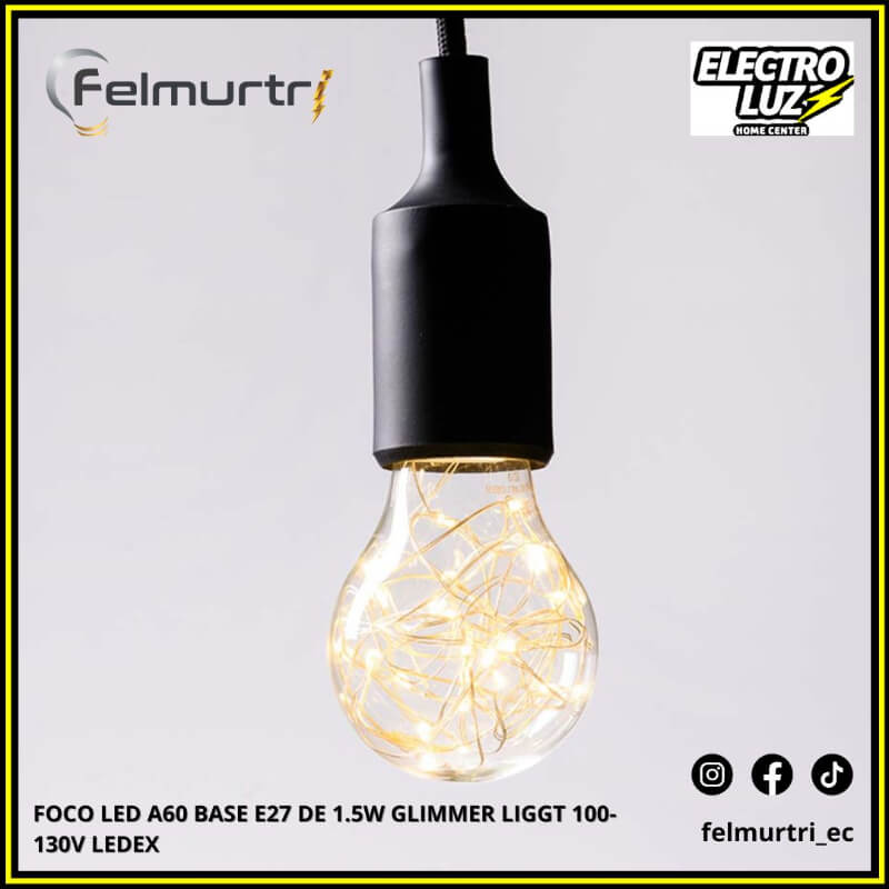 FOCO LED A60 E27 1.5W GLIMMER LIGHT