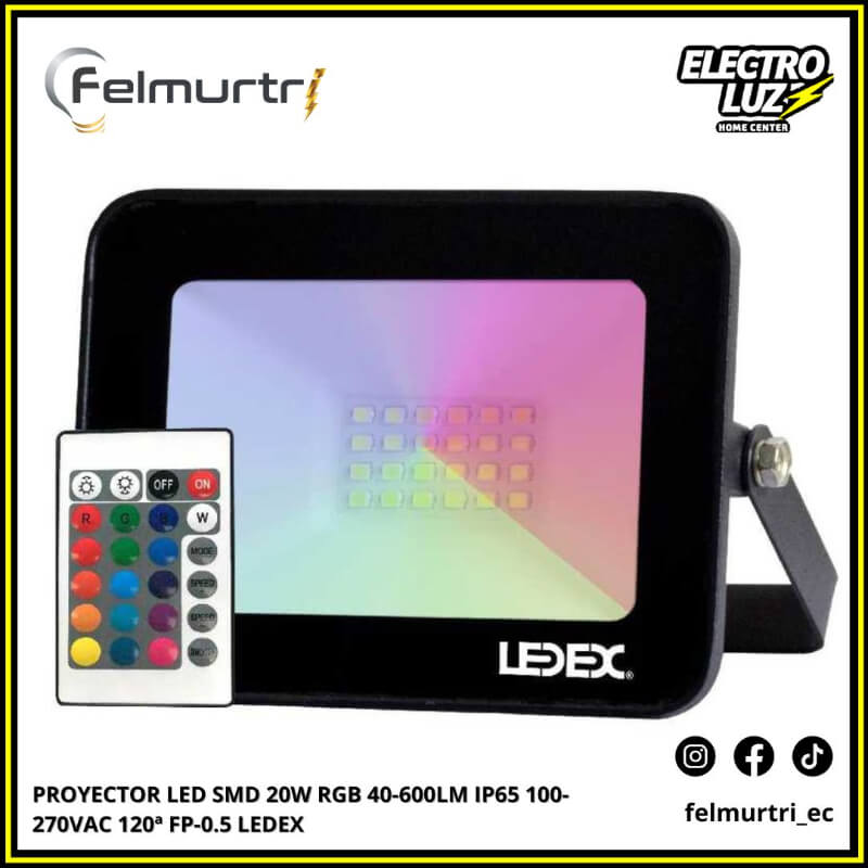 PROYECTOR LED SMD 20W RGB