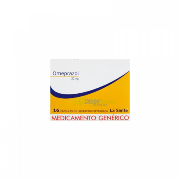 OMEPRAZOL 20MG CAPSULAS X 16*1