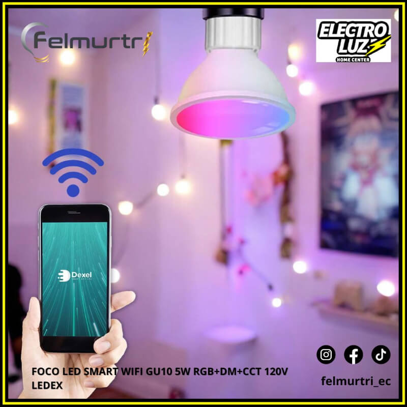 FOCO LED SMART WIFI GU10 5W RGB