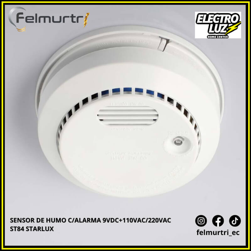 SENSOR DE HUMO C/ALARMA ST84