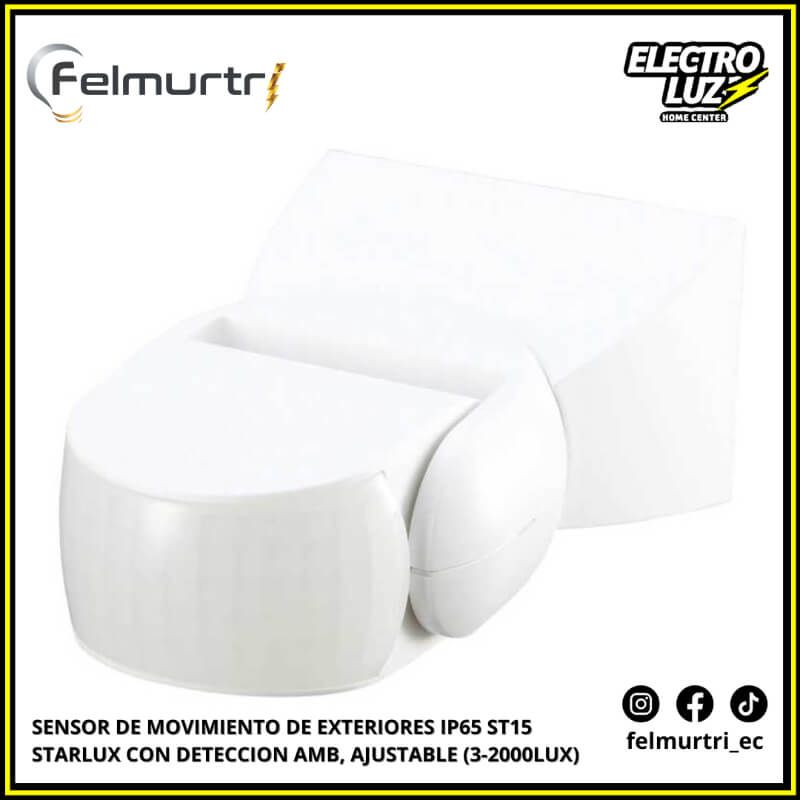 SENSOR DE MOVIMIENTO DE EXTERIORES ST15