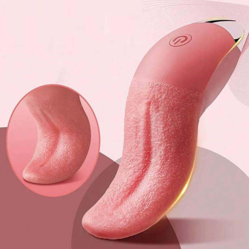 Lengua Vibrador texturizada con 10 velocidades