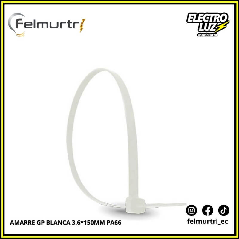 AMARRE GP BLANCA 3.6*150MM PA66