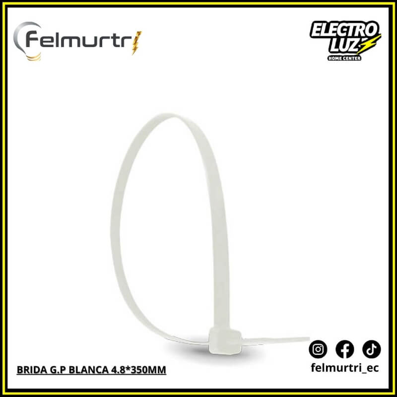 BRIDA G.P BLANCA 4.8*350MM