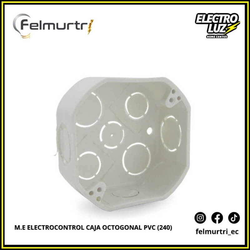 M.E ELECTROCONTROL CAJA OCTOGONAL