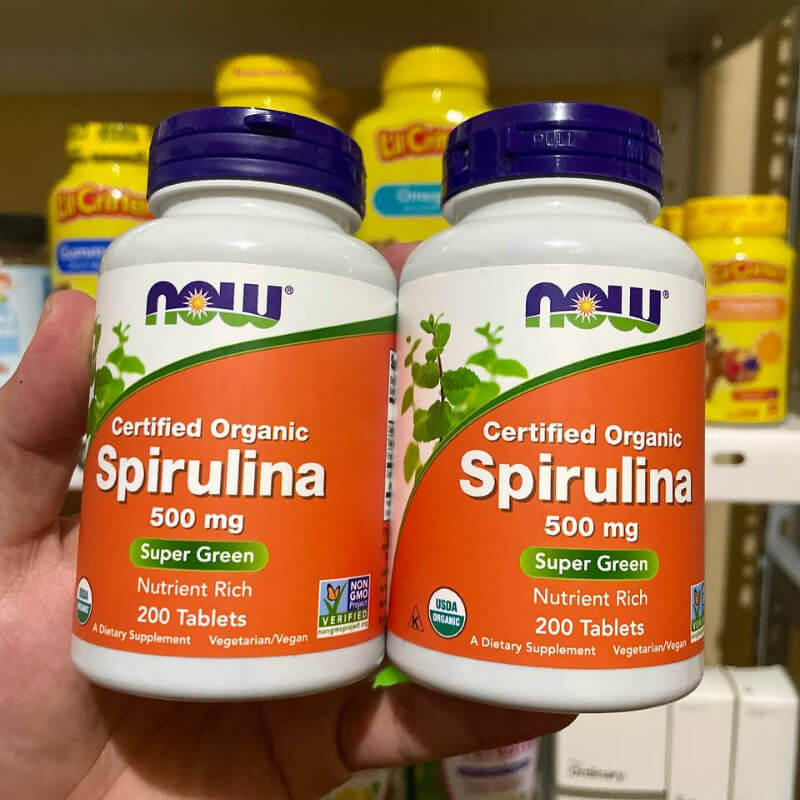 SPIRULINA NOW 200 TABS