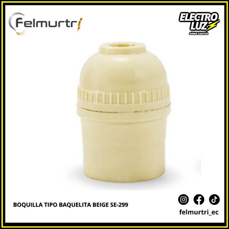 BOQUILLA TIPO BAQUELITA BEIGE SE-299