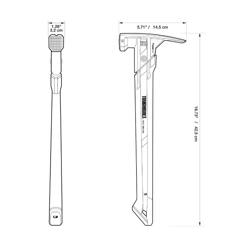 MARTILLO DESGARRADOR DE ACERO SHOCKSTOP - CARA FRESADA 20 ONZAS