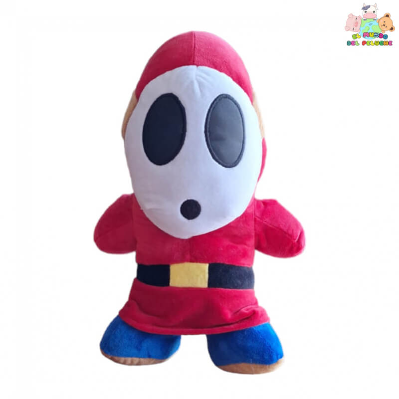 Peluche Fantasma Shy Guy de Mario Bros - 30cm | El Mundo del Peluche