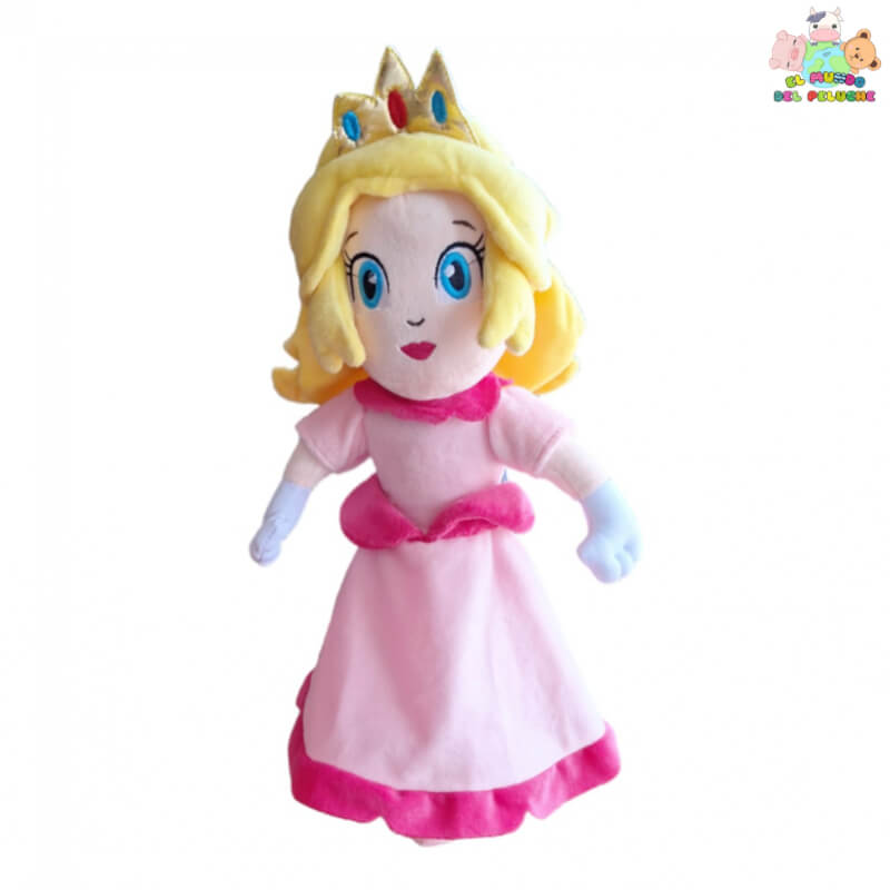 Peluche Princesa Peach de Mario Bros - 35cm | El Mundo del Peluche