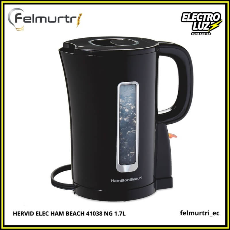 HERVIDOR ELECTRICO NEGRO 1.7L