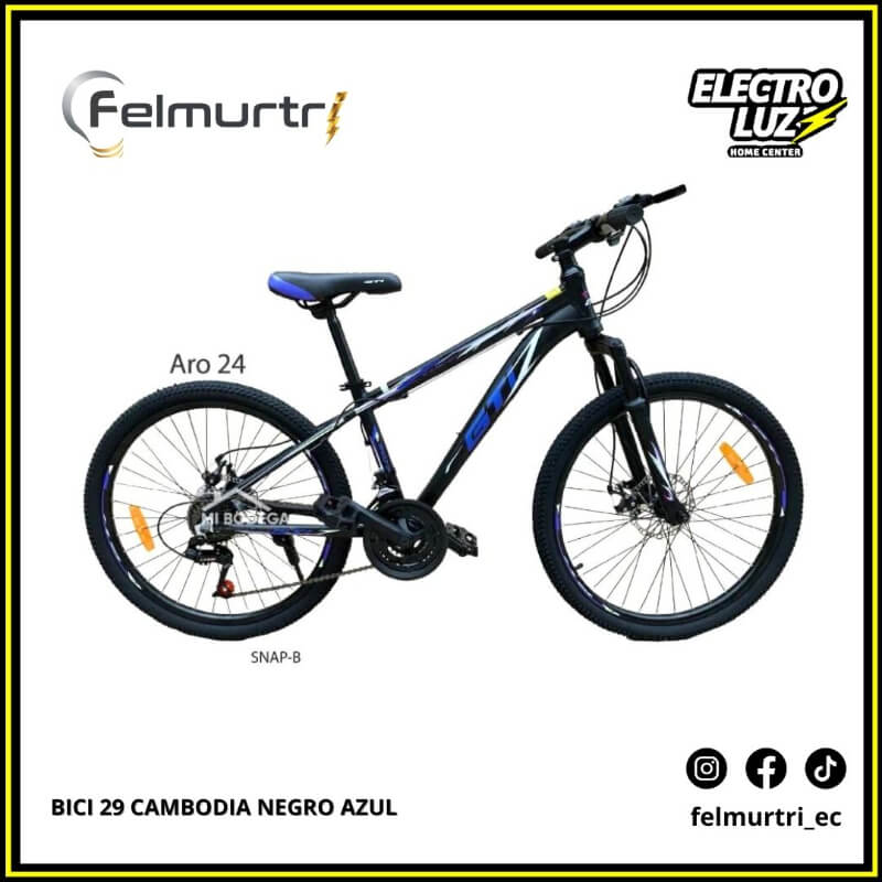 BICI 29 CAMBODIA NEGRO AZUL