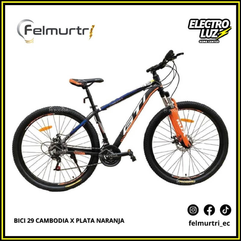 BICI 29 CAMBODIA X PLATA NARANJA