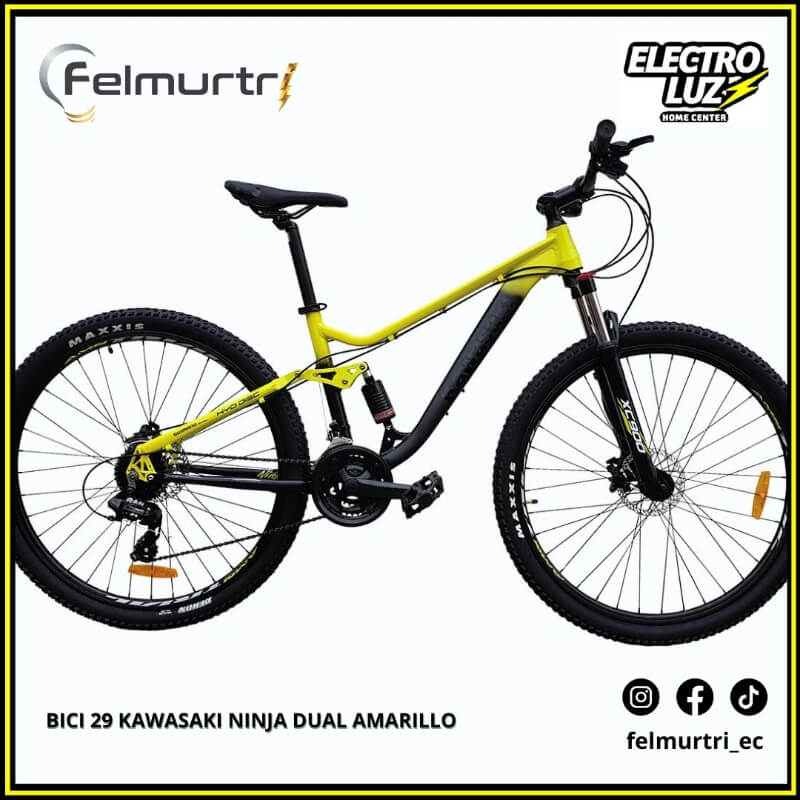 BICI 29 KAWASAKI NINJA DUAL AMARILLO