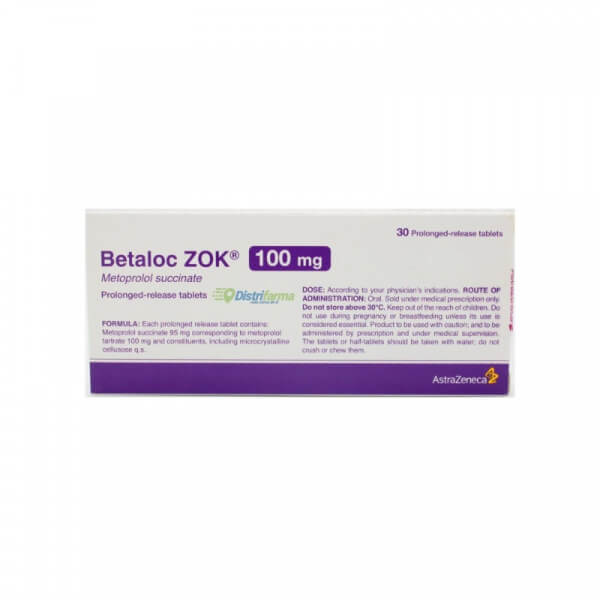 BETALOC ZOK 100MG COMPRIMIDOS X 30*3