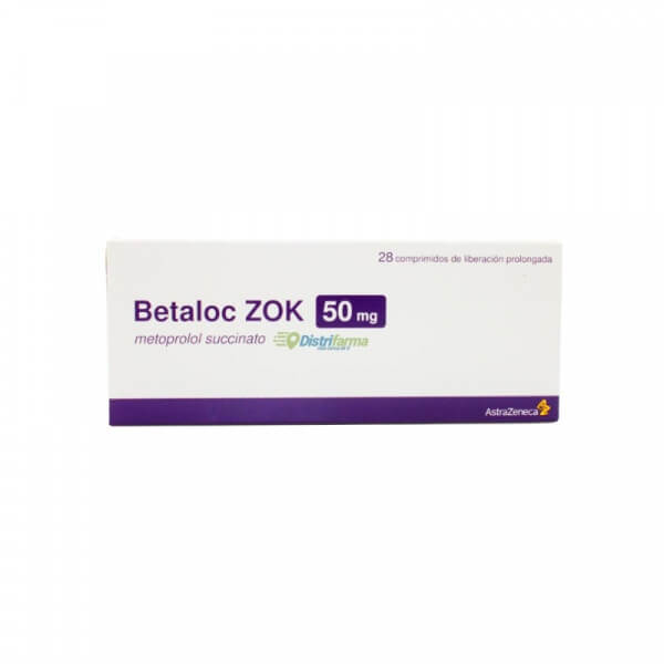 BETALOC ZOK 50MG COMPRIMIDOS X 28*2