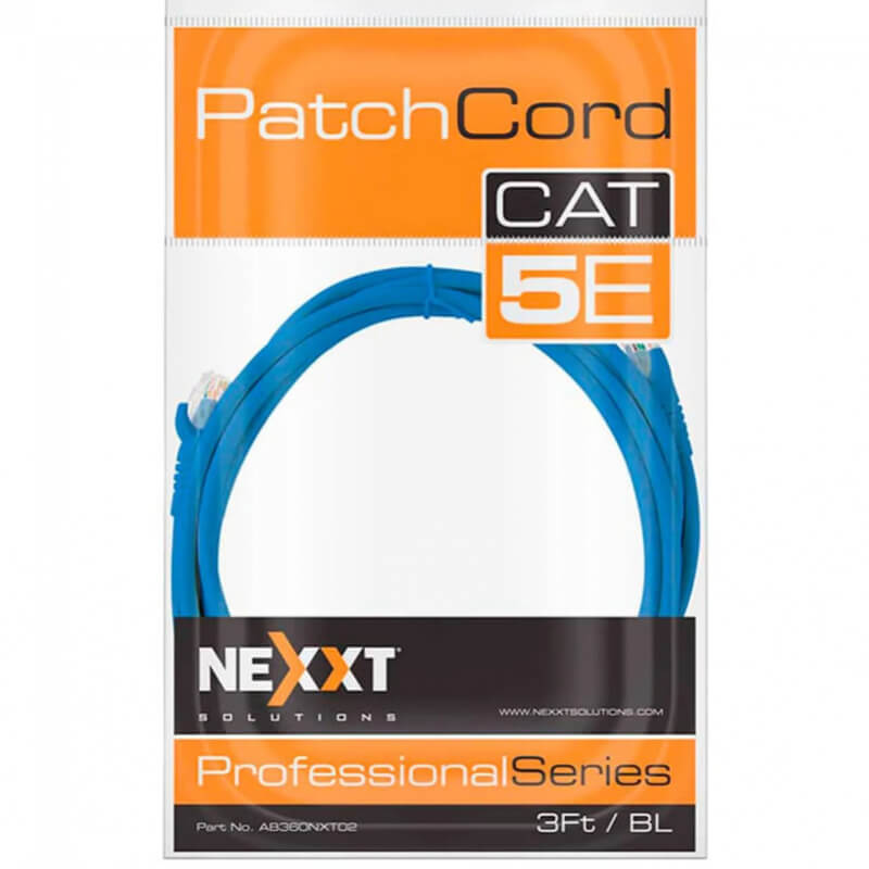 CABLE AZUL NEXXT PATCH CORD CAT5E 7FT. BL 2.13M.