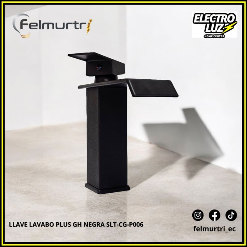 LLAVE LAVABO PLUS NEGRA