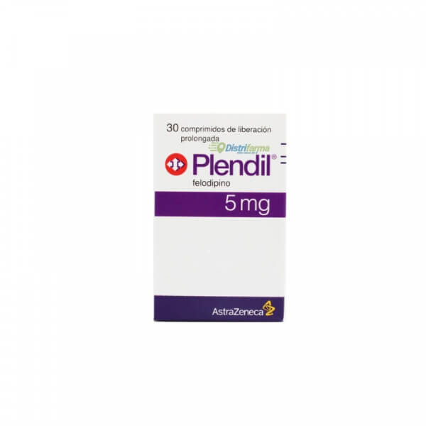 PLENDIL 5MG COMPRIMIDOS FRASCO X 30*1