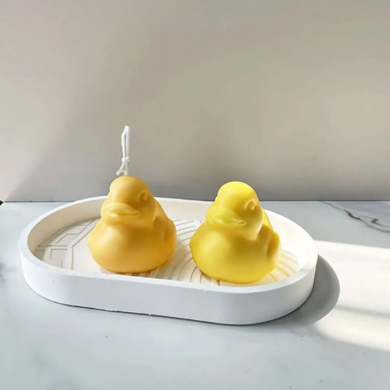 Molde de silicona con diseño de PATO 3D para uso en Velas, Jabones, chocolate, resina, fondant, yeso.