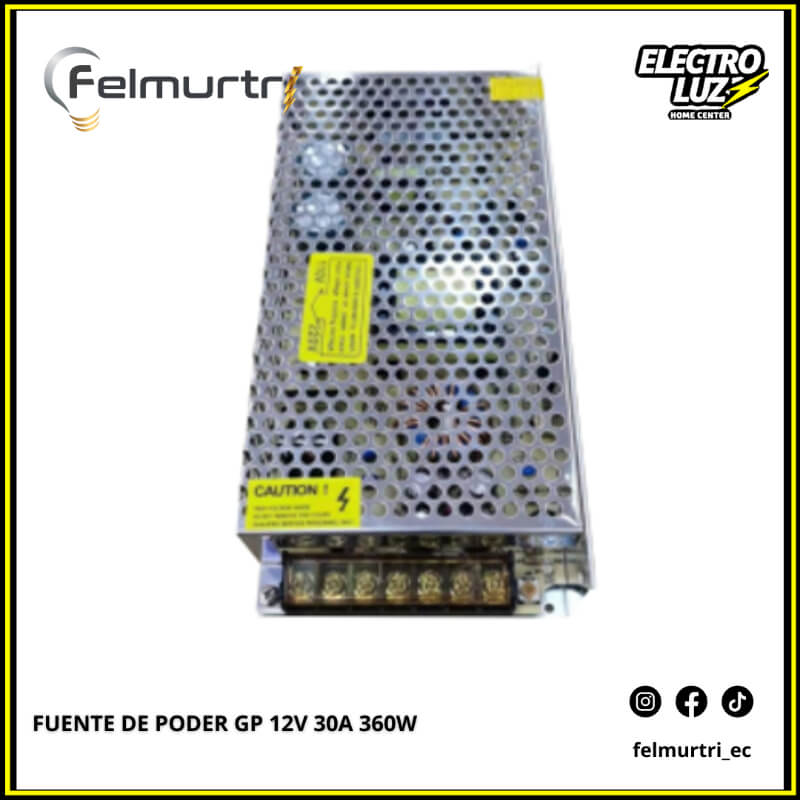 FUENTE DE PODER 12V 30A 360W