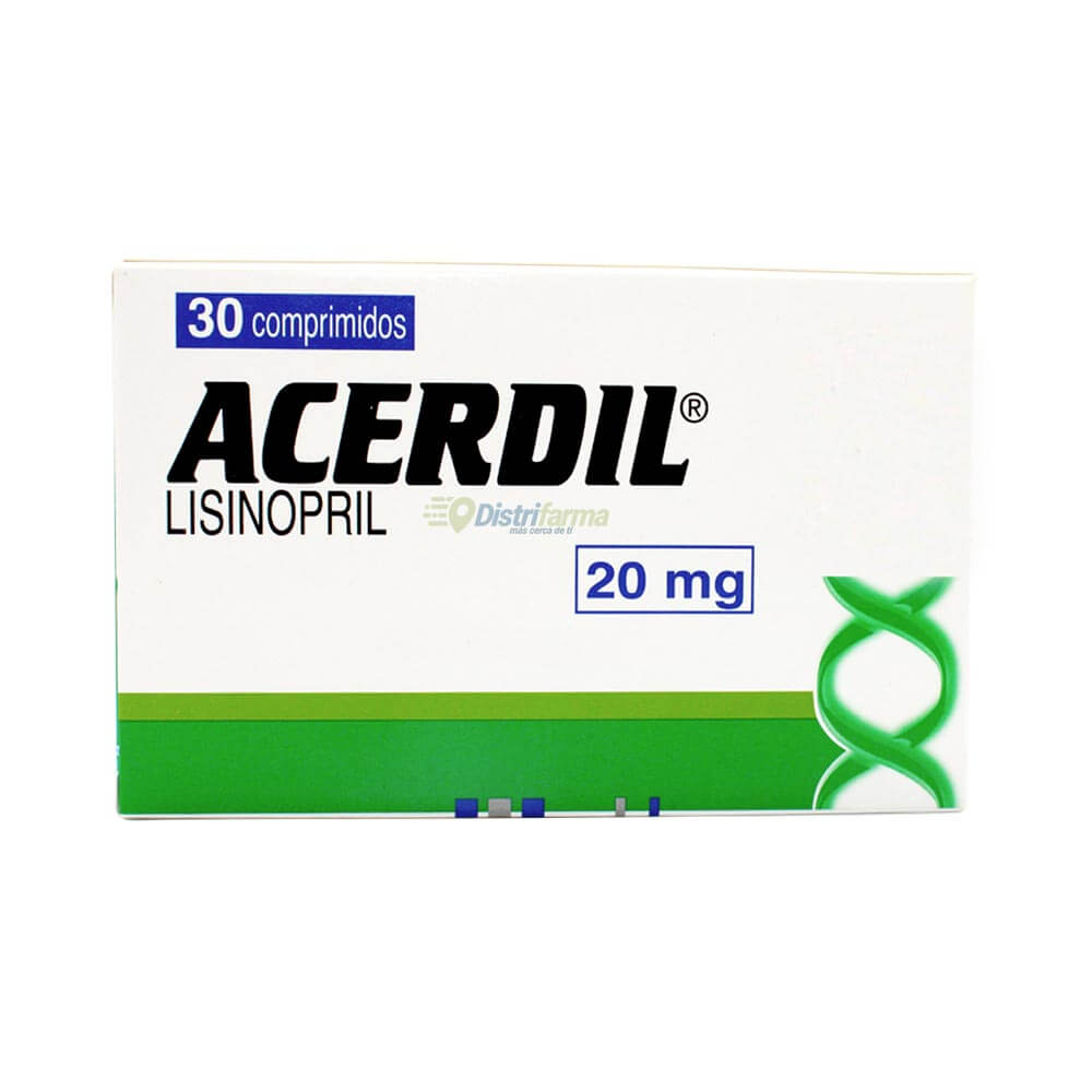 ACERDIL 20MG TABLETAS X 30*2