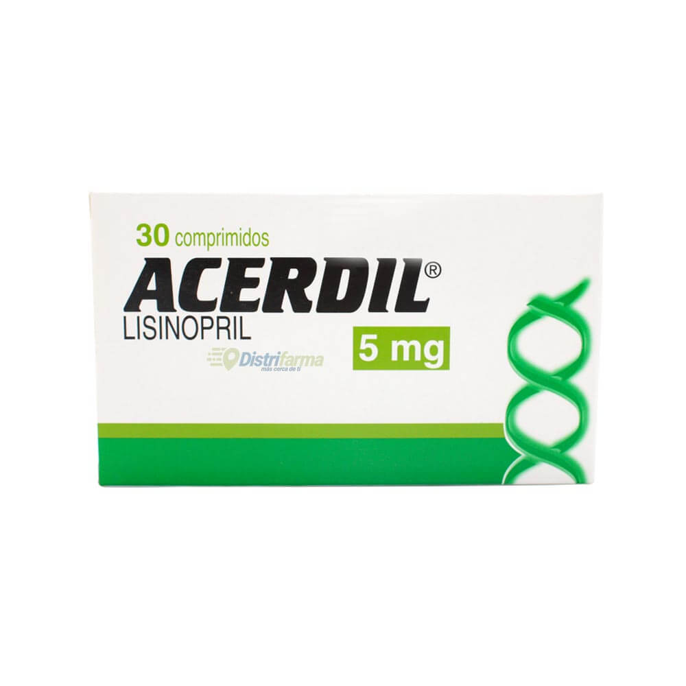 ACERDIL 5MG TABLETAS X 30*2
