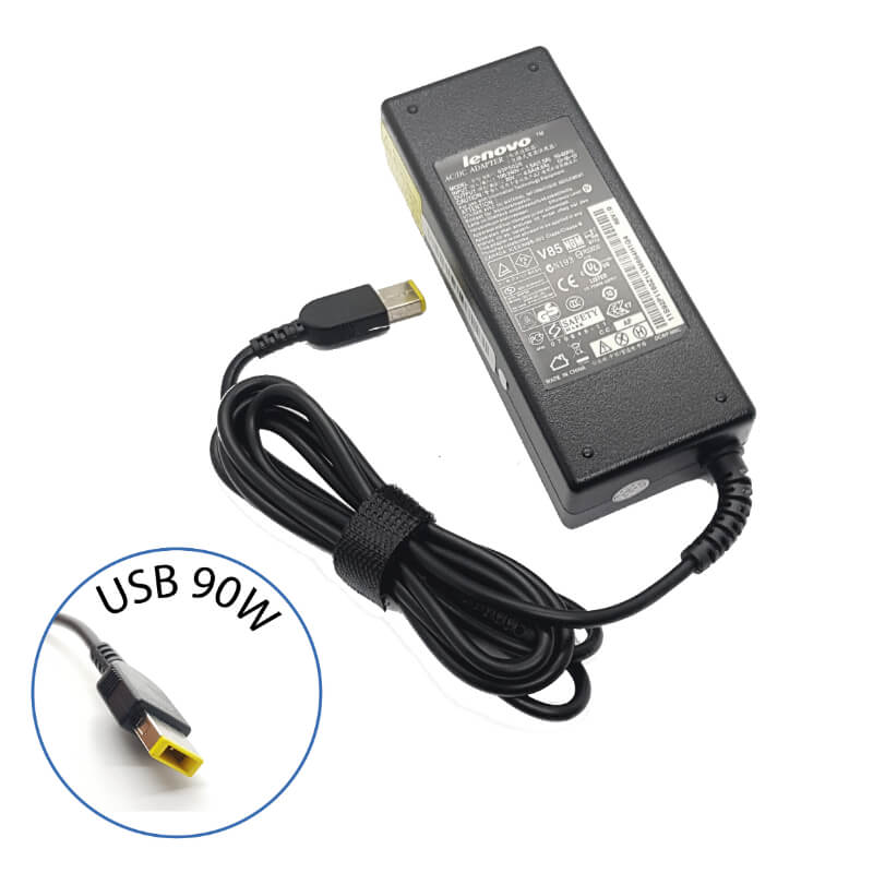 ADAPTADORES LENOVO 20V 4.5A USB 90W