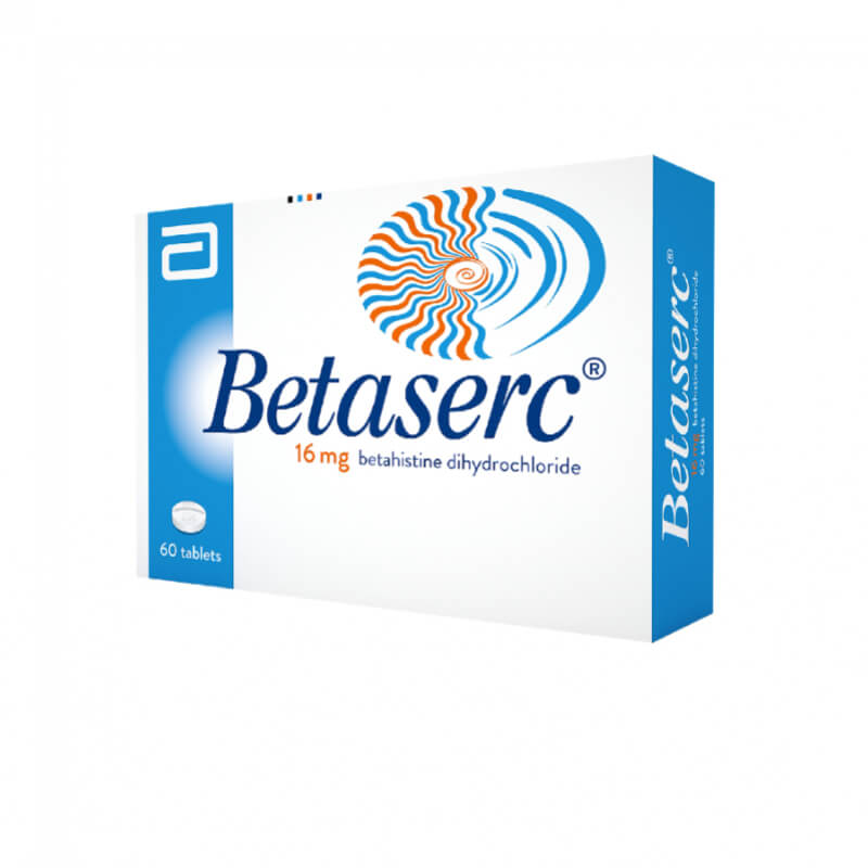 BETASERC 16MG TABLETAS X 20