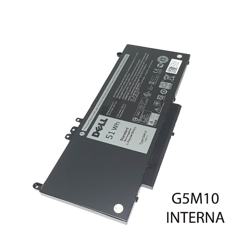 BATERIA DELL G5M10 INTERNA 7.4V 51WH E5450 E5550