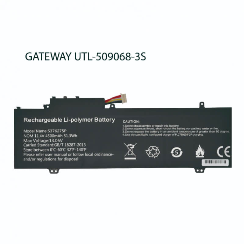 BATERIA GATEWAY UTL-509068-3S NV-509067-3S battery for Gateway GWTN141-10BK GWTN141-4