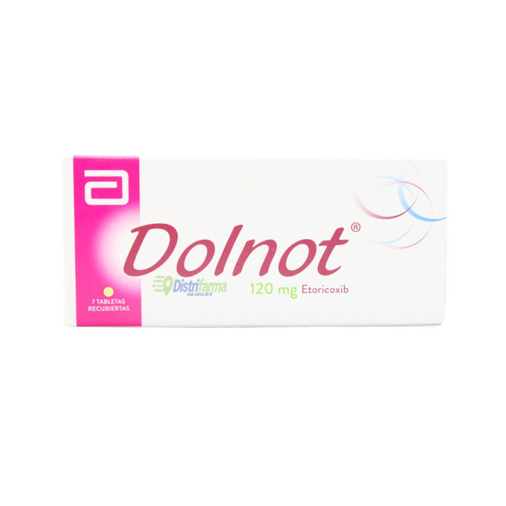 DOLNOT 120MG TABLETAS X 7*1