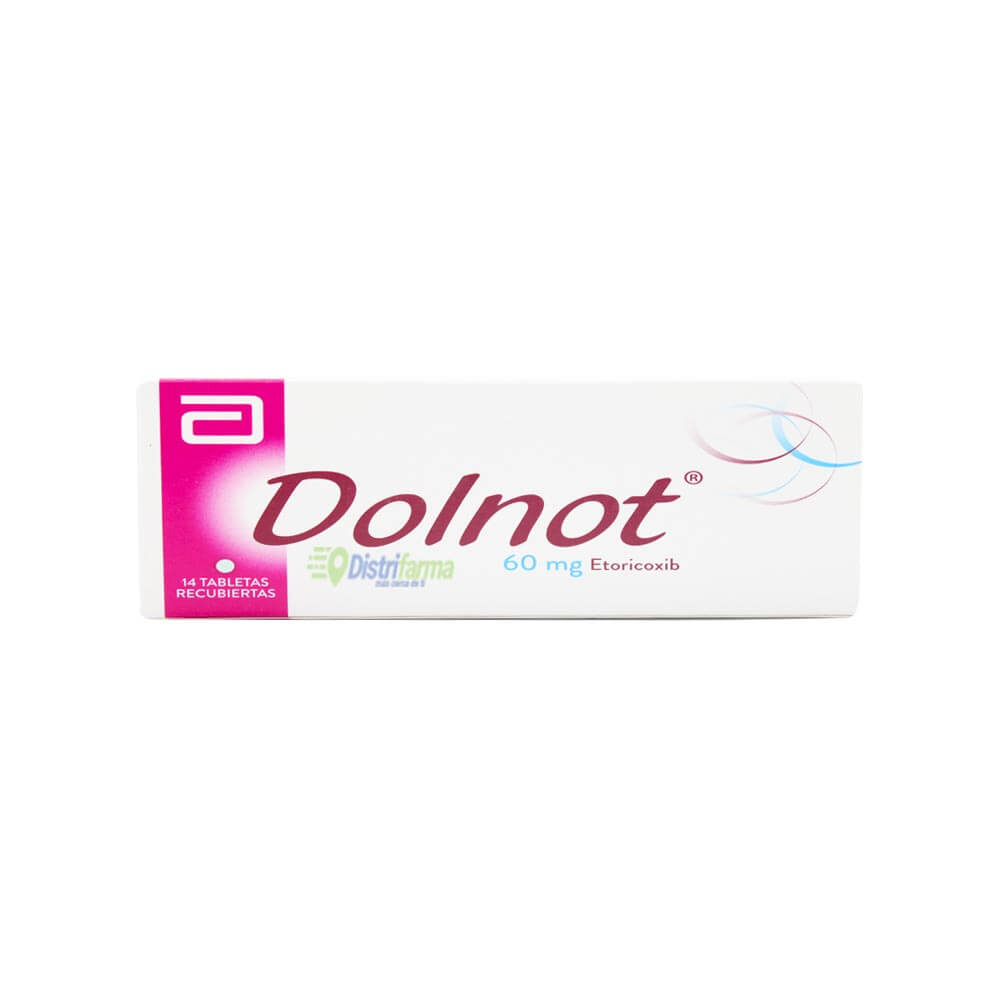 DOLNOT 60MG TABLETAS X 14*2