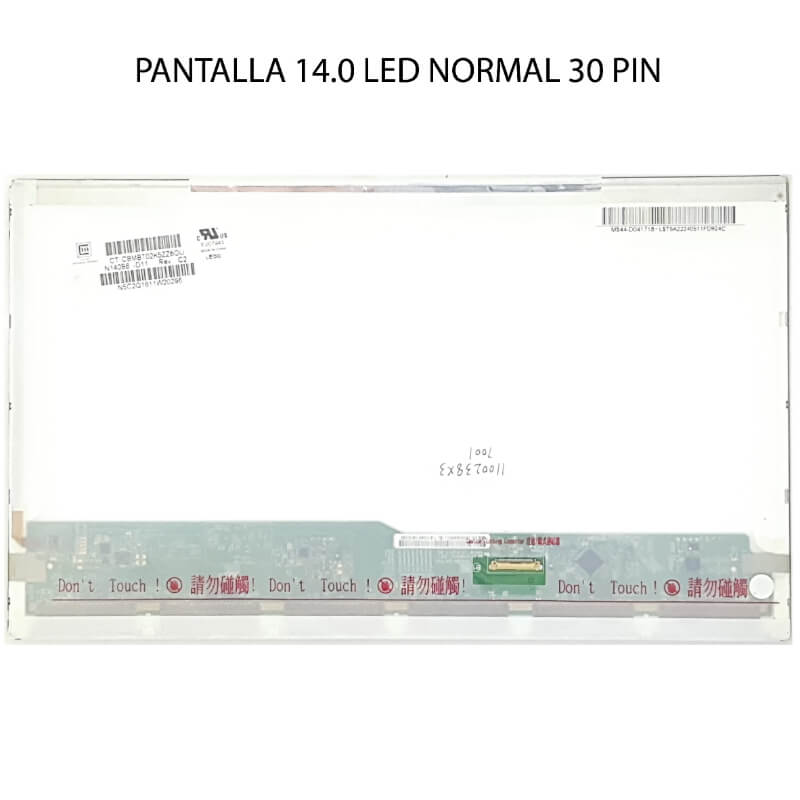 PANTALLA 14.0 LED NORMAL 30PIN