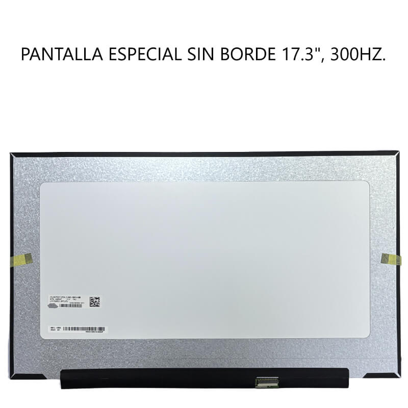 PANTALLA ESPECIAL SIN BORDE 17.3 300HZ