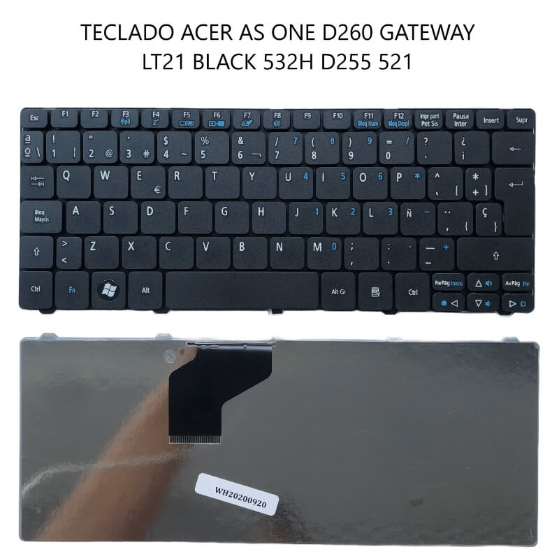 TECLADO ACER AS ONE D260 / GATEWAY LT21 532H D255 521