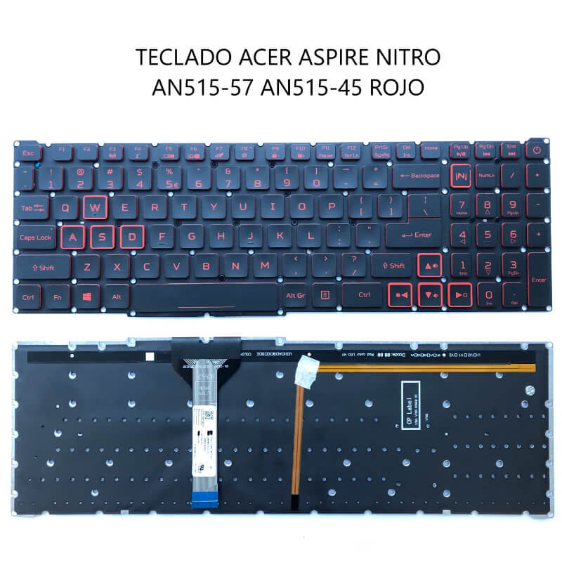 TECLADO ACER ASPIRE NITRO AN515-57 AN515-45