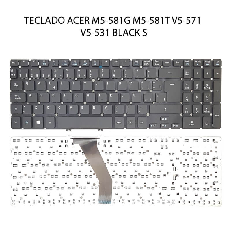 TECLADO ACER M5-581G M5-581T V5-571 V5-531 BLACK