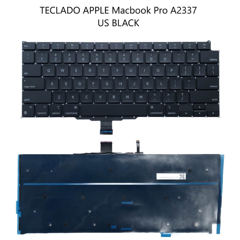 TECLADO APPLE Macbook Pro A2337 US BLACK( With Backlit)