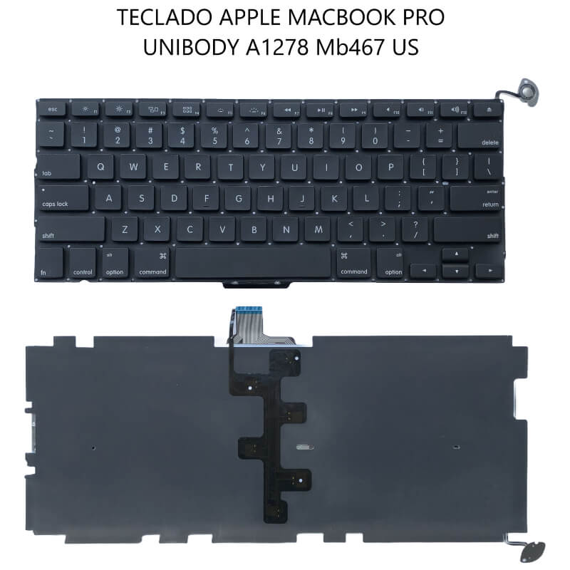 TECLADO Apple Macbook Pro Unibody A1278 US