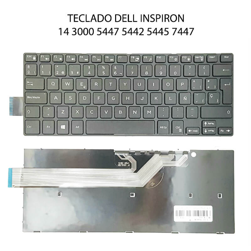 TECLADO DELL Inspiron 14 3000 5447 5442 5445 7447