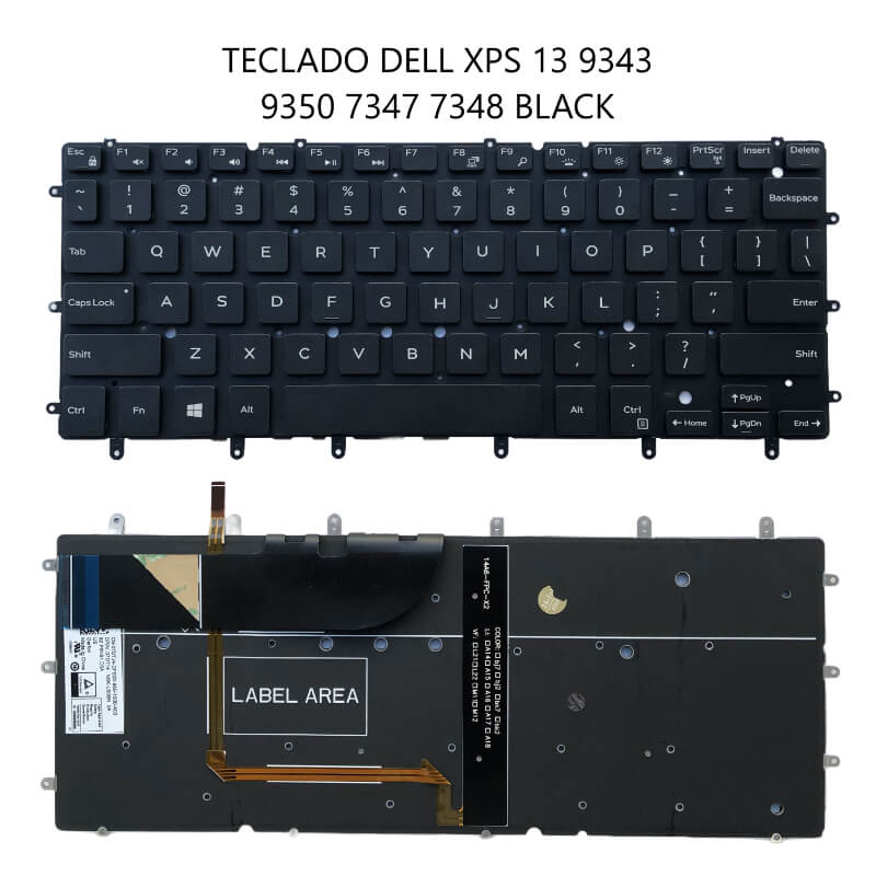 TECLADO Dell XPS 13 9343 9350 7347 7348