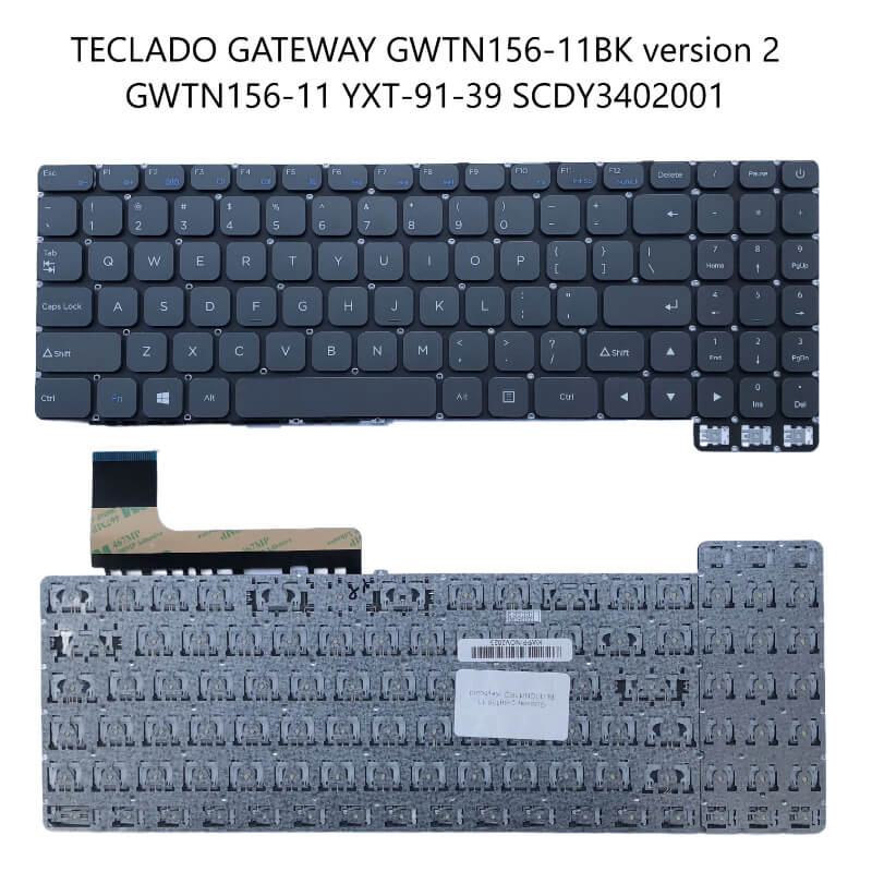 TECLADO Gateway GWTN156-11BK version 2 GWTN156-11