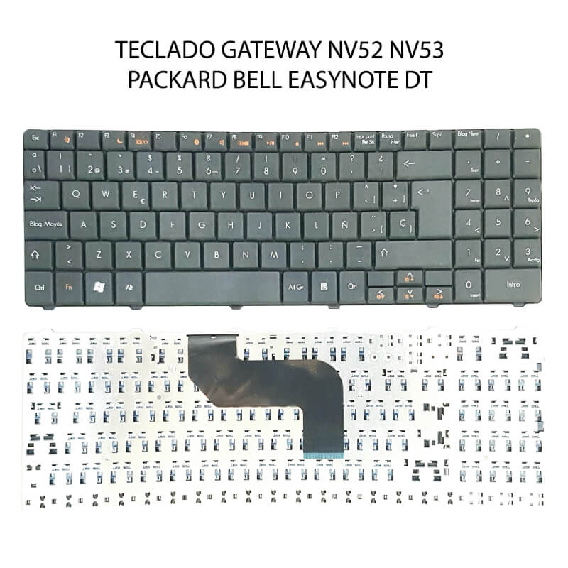 TECLADO GATEWAY NV52 NV53/Packard Bell EasyNote DT