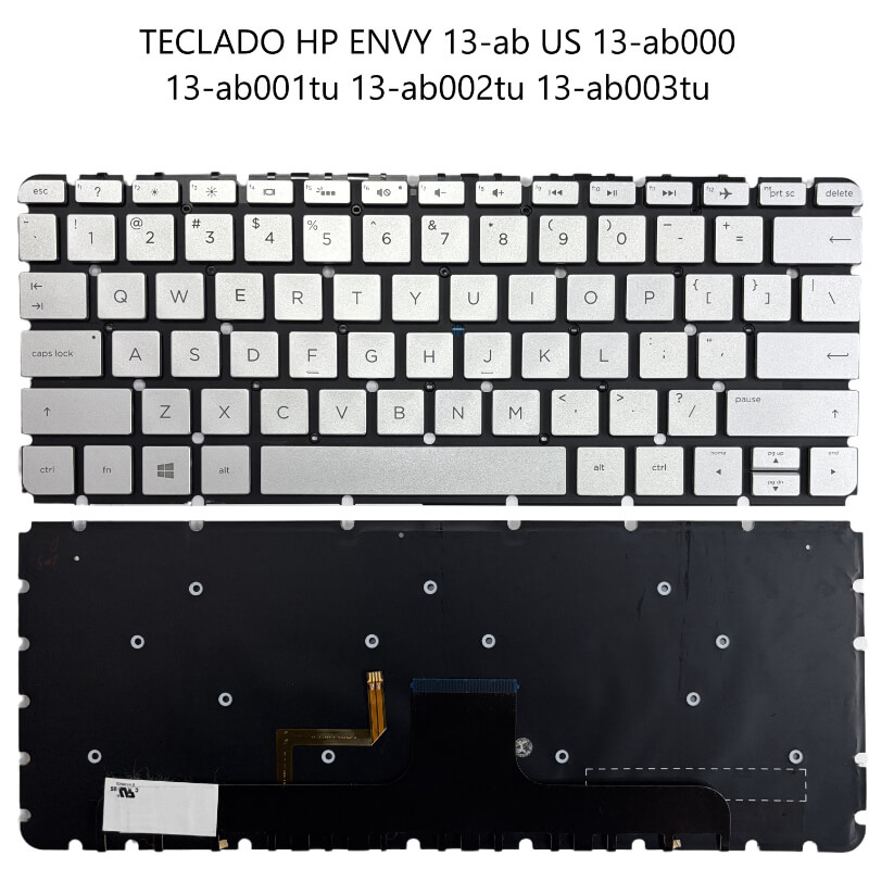 TECLADO HP Envy 13-ab US 13-ab000 13-ab001tu 13-ab002tu 13-ab003tu